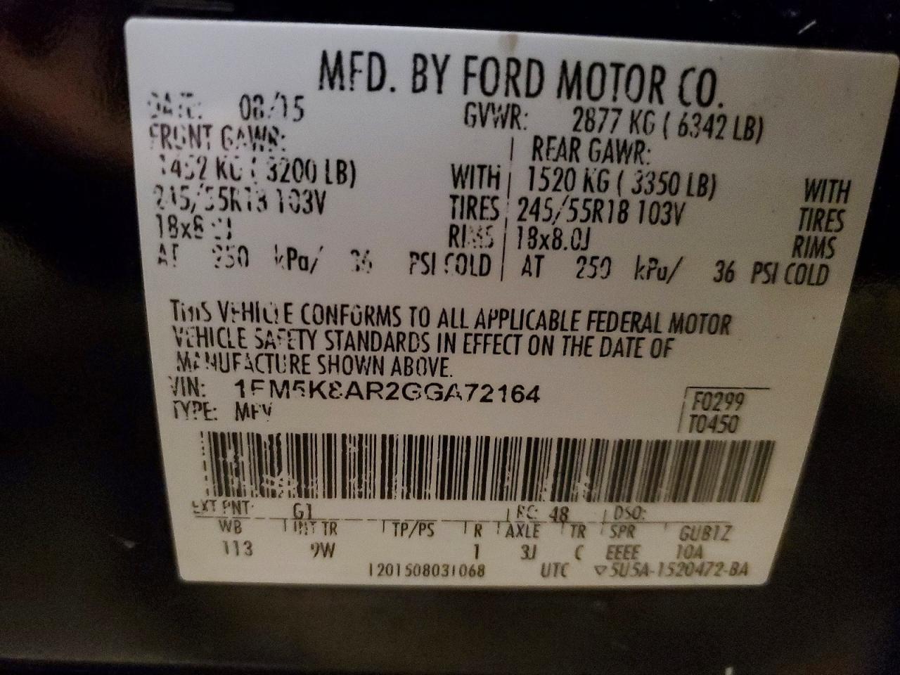 2016 Ford Explorer Police Interceptor