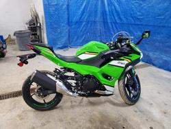 Salvage cars for sale from Copart Northfield, OH: 2025 Kawasaki EX500 H