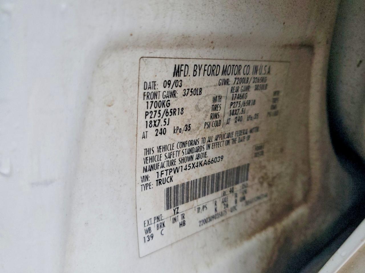 2004 Ford F150 Supercrew