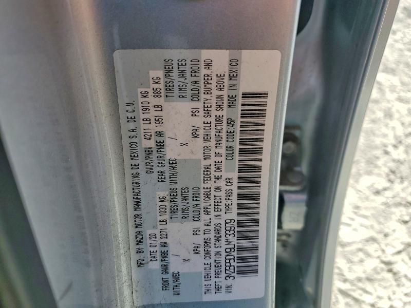 2020 Mazda 3 Preferred