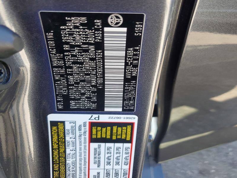 2012 Toyota Camry Hybrid xle