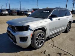 Salvage cars for sale from Copart Los Angeles, CA: 2021 Jeep Grand Cherokee l Overland