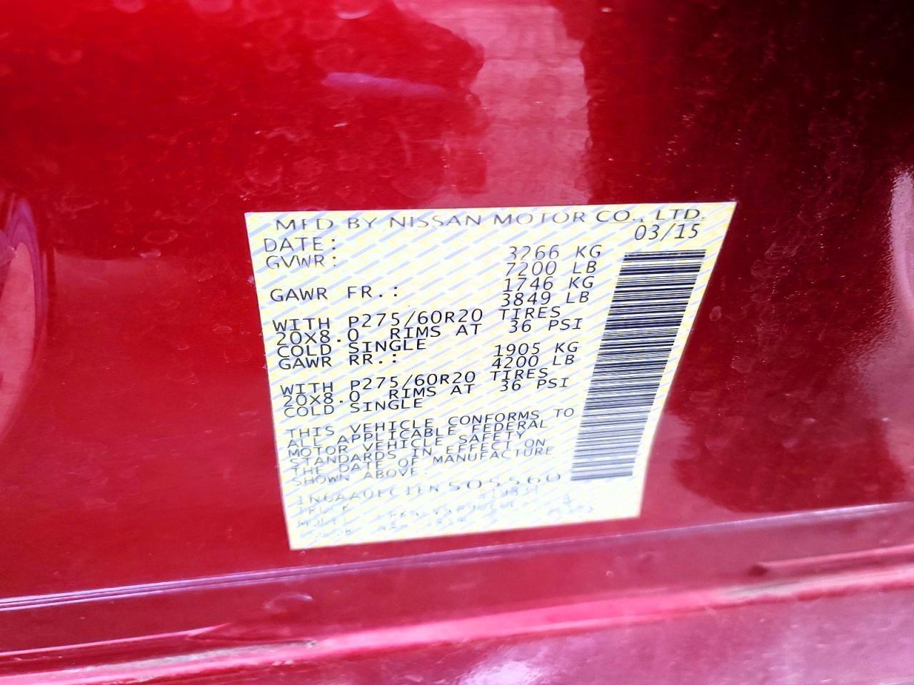 2015 Nissan Titan SL