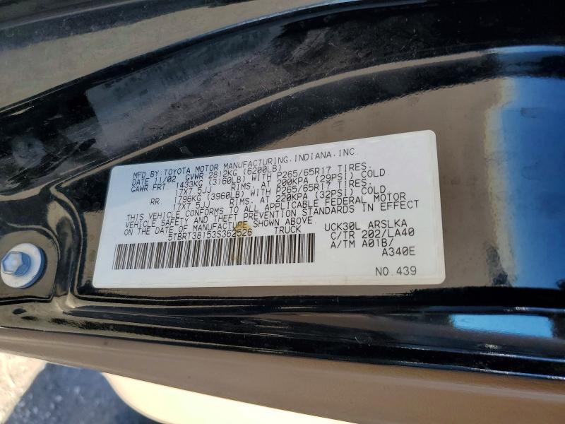 2003 Toyota Tundra Limited