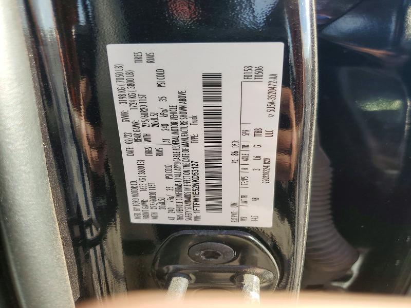 2022 Ford F150 Supercrew