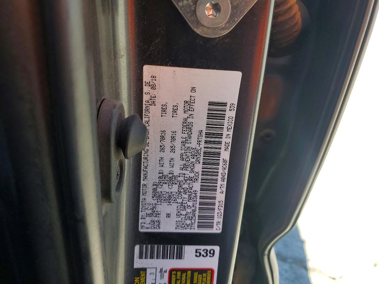 2018 Toyota Tacoma TRD OFF-Road