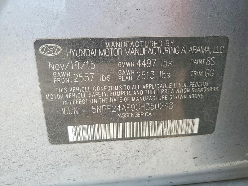 2016 Hyundai Sonata se