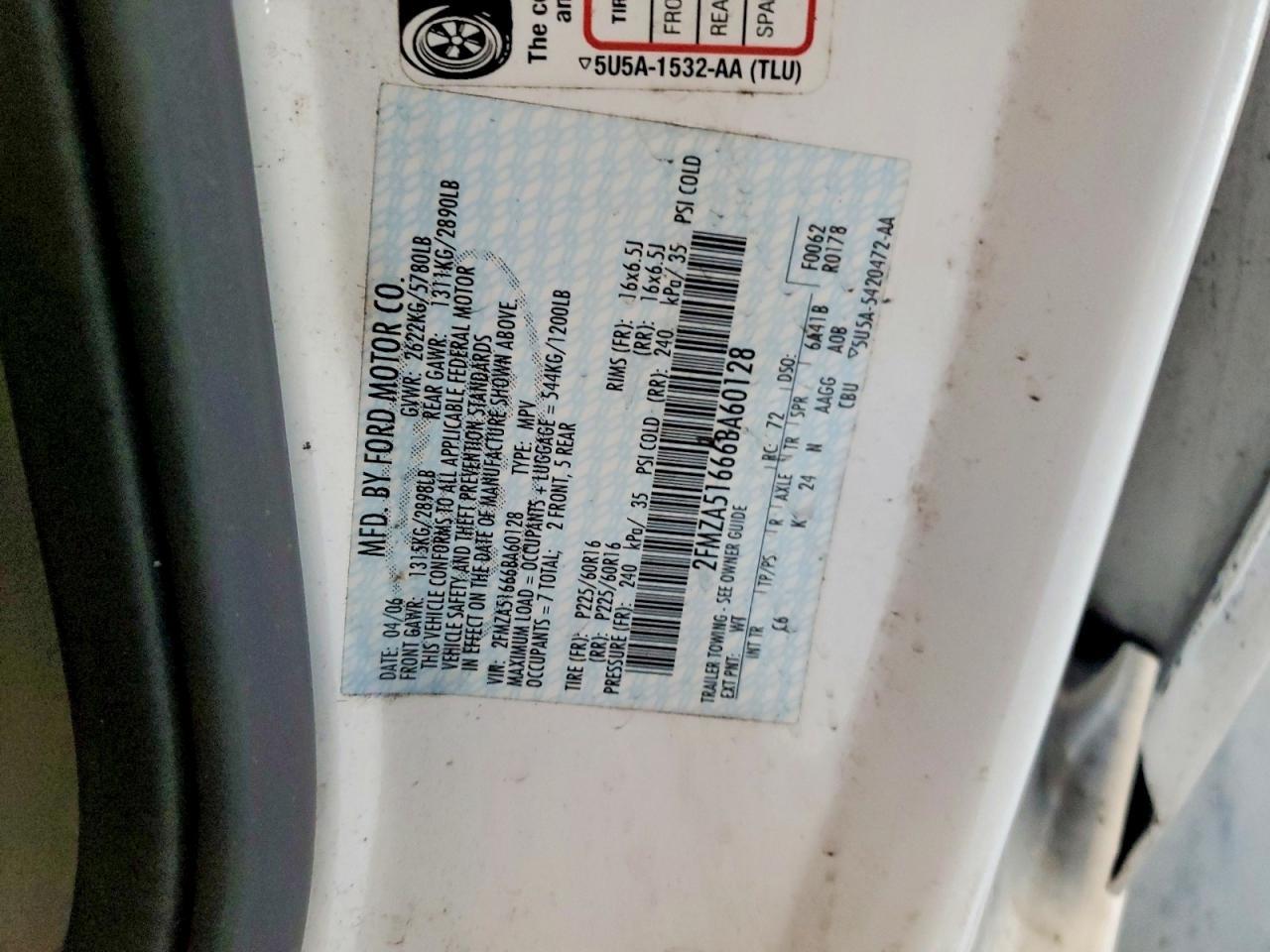 2006 Ford Freestar se