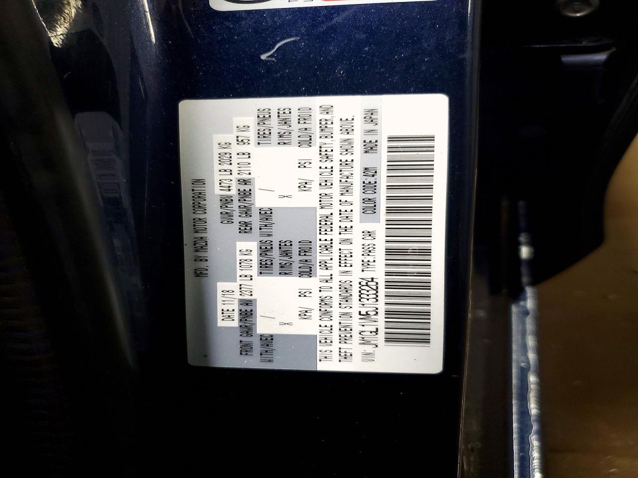 2018 Mazda 6 Touring