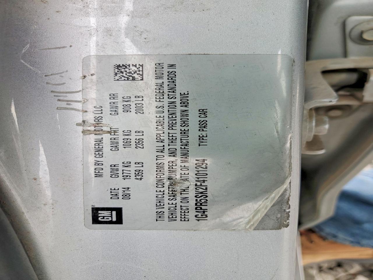 2015 Buick Verano Convenience