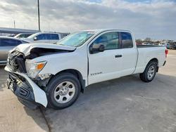 Salvage trucks for sale at Grand Prairie, TX auction: 2017 Nissan Titan S