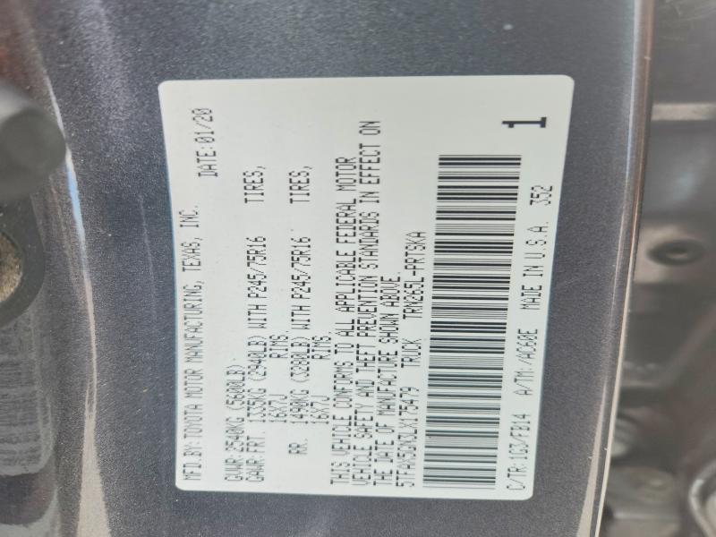 2020 Toyota Tacoma SR