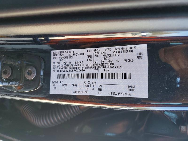 2025 Ford F150 Tremor