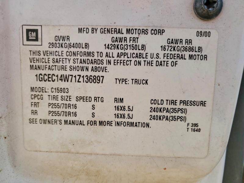 2001 Chevrolet Silverado C1500