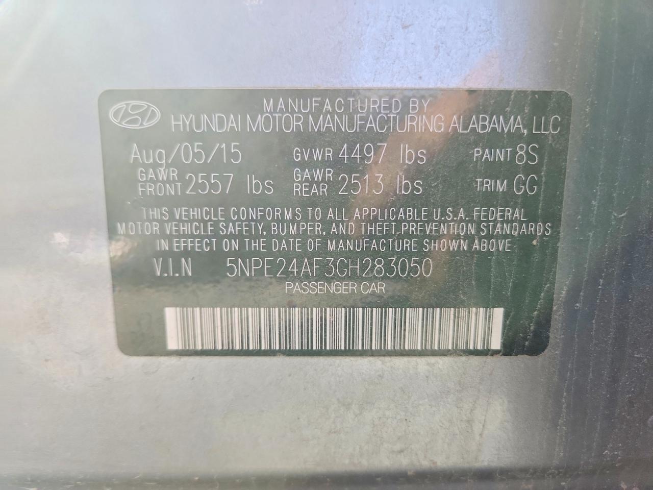 2016 Hyundai Sonata se