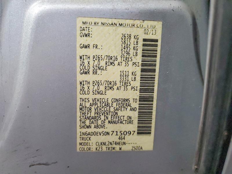 2013 Nissan Frontier S