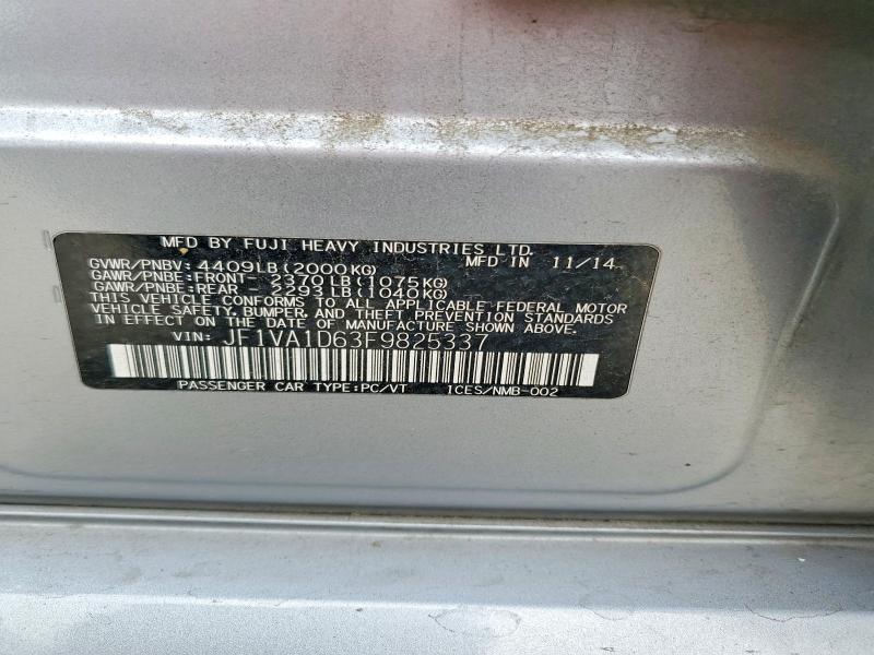 2015 Subaru Wrx Premium