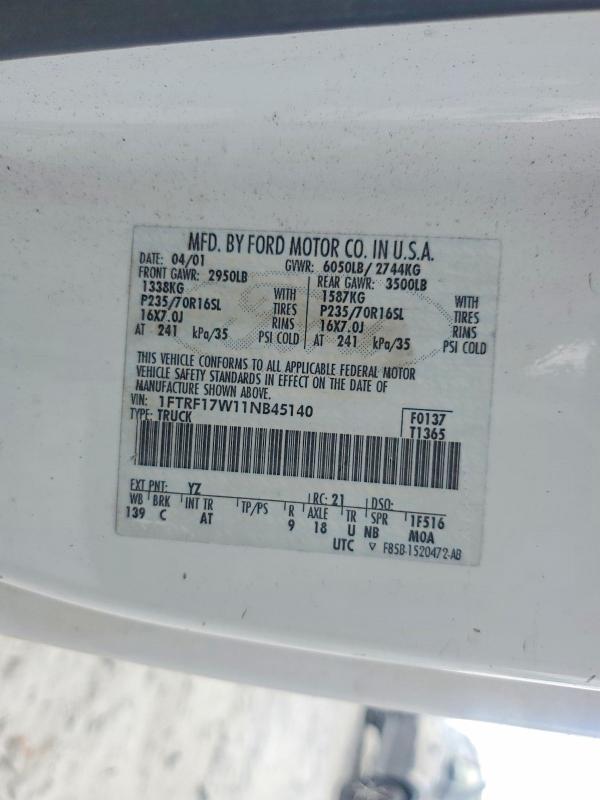 2001 Ford F150