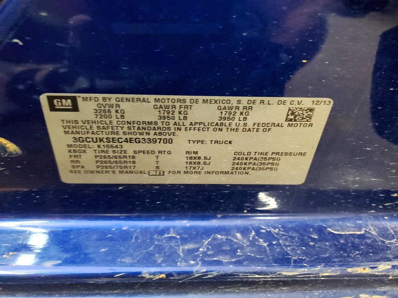 2014 Chevrolet Silverado K1500 LTZ