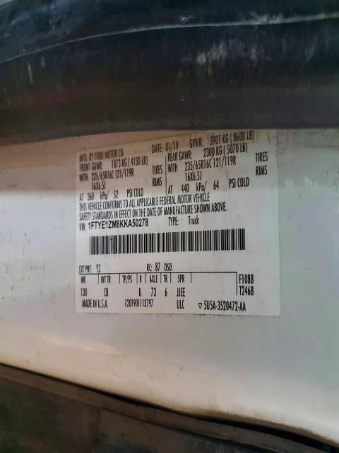 2019 Ford Transit T-150 Delivery Van