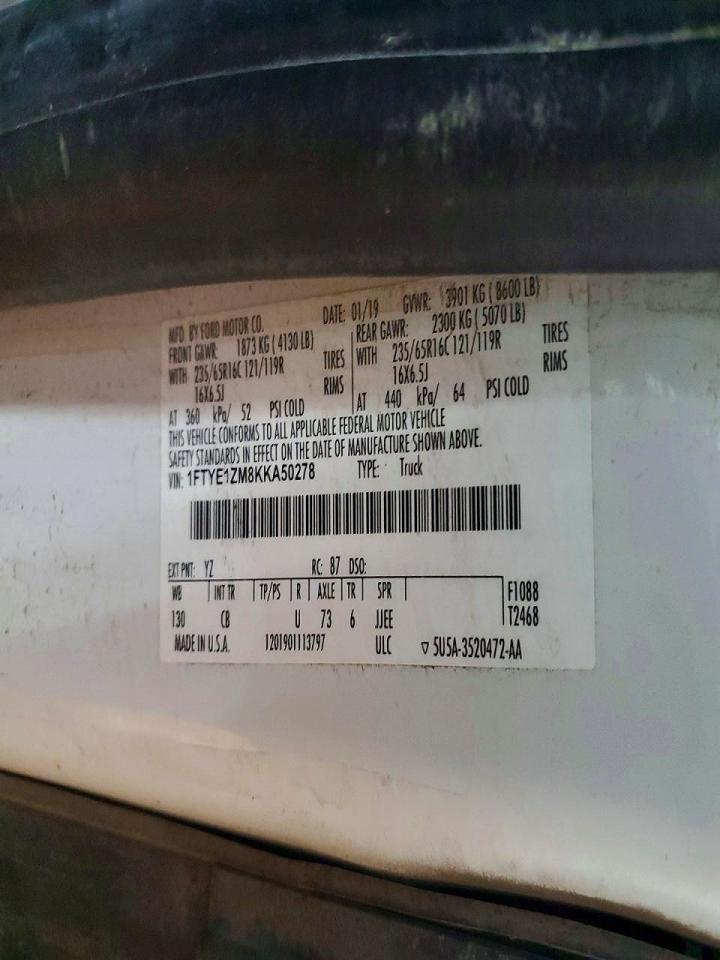 2019 Ford Transit T-150 Delivery Van