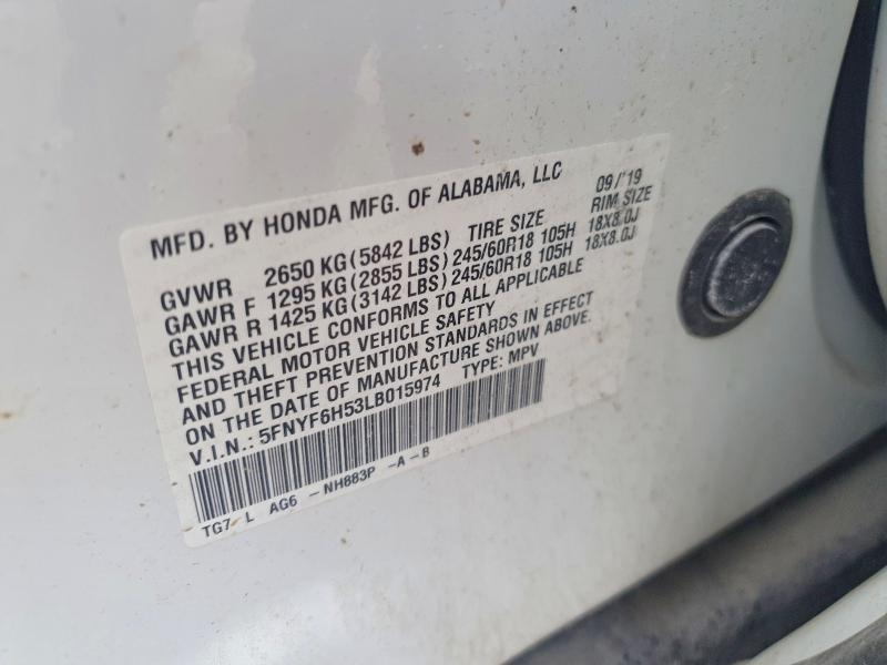 2020 Honda Pilot exl