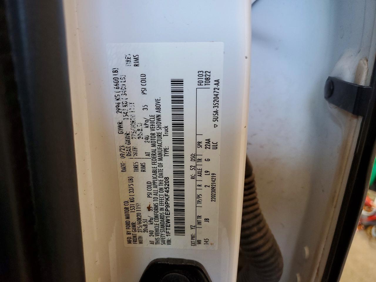 2023 Ford F150 Supercrew