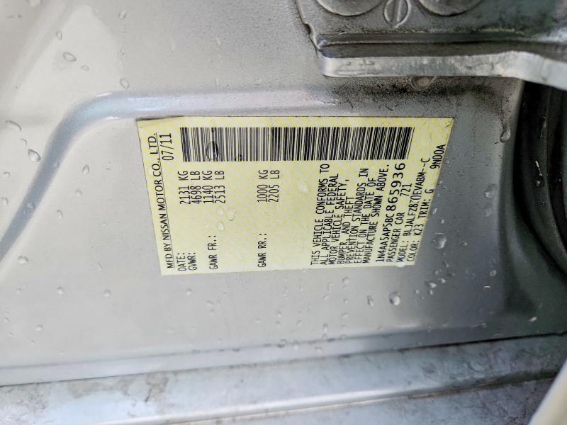 2011 Nissan Maxima 3.5 s