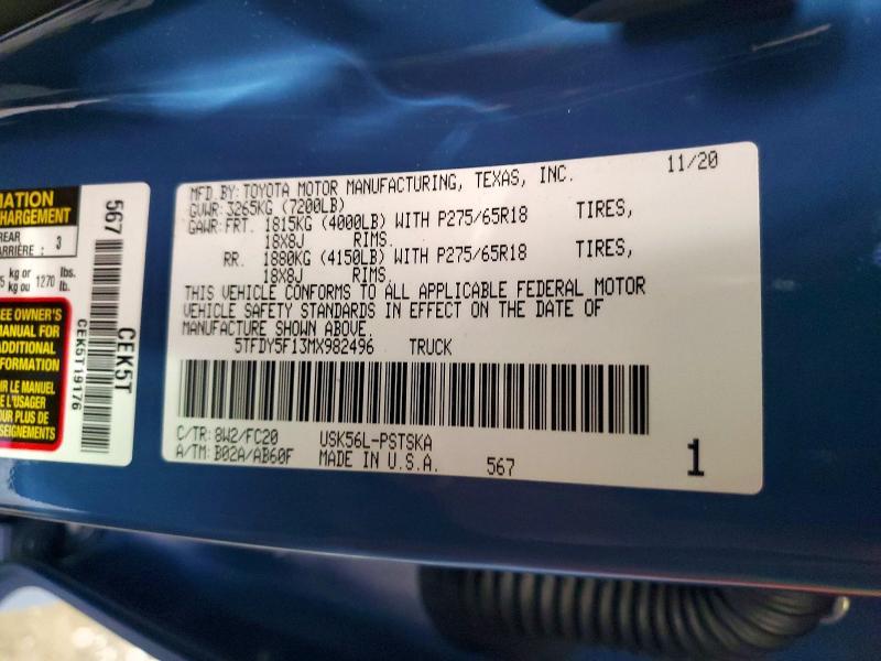 2021 Toyota Tundra SR5