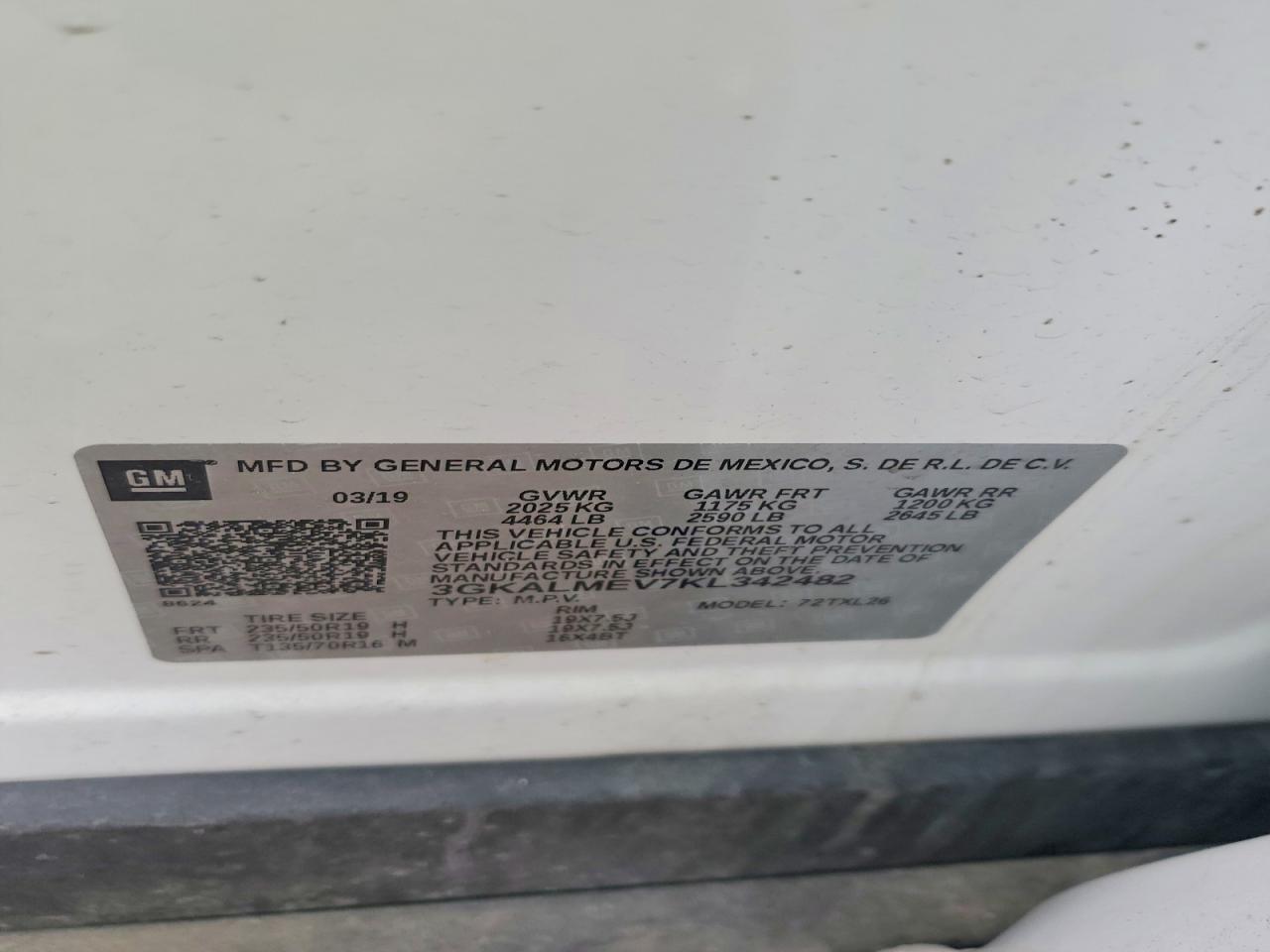 2019 GMC Terrain sle