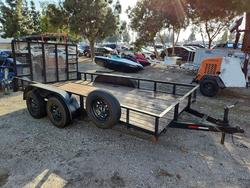 Salvage trucks for sale at Rancho Cucamonga, CA auction: 2025 Unknown 2025 Mega Utility Trailer