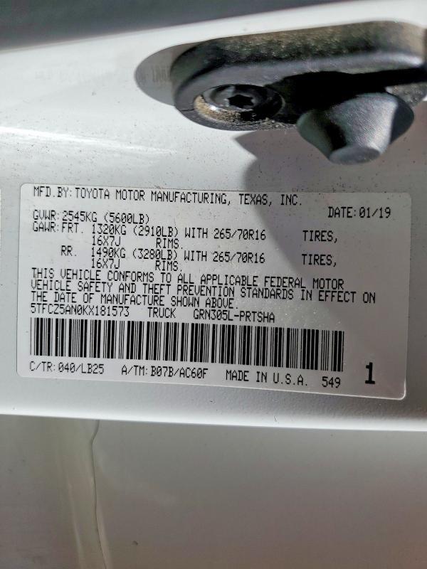 2019 Toyota Tacoma TRD PRO