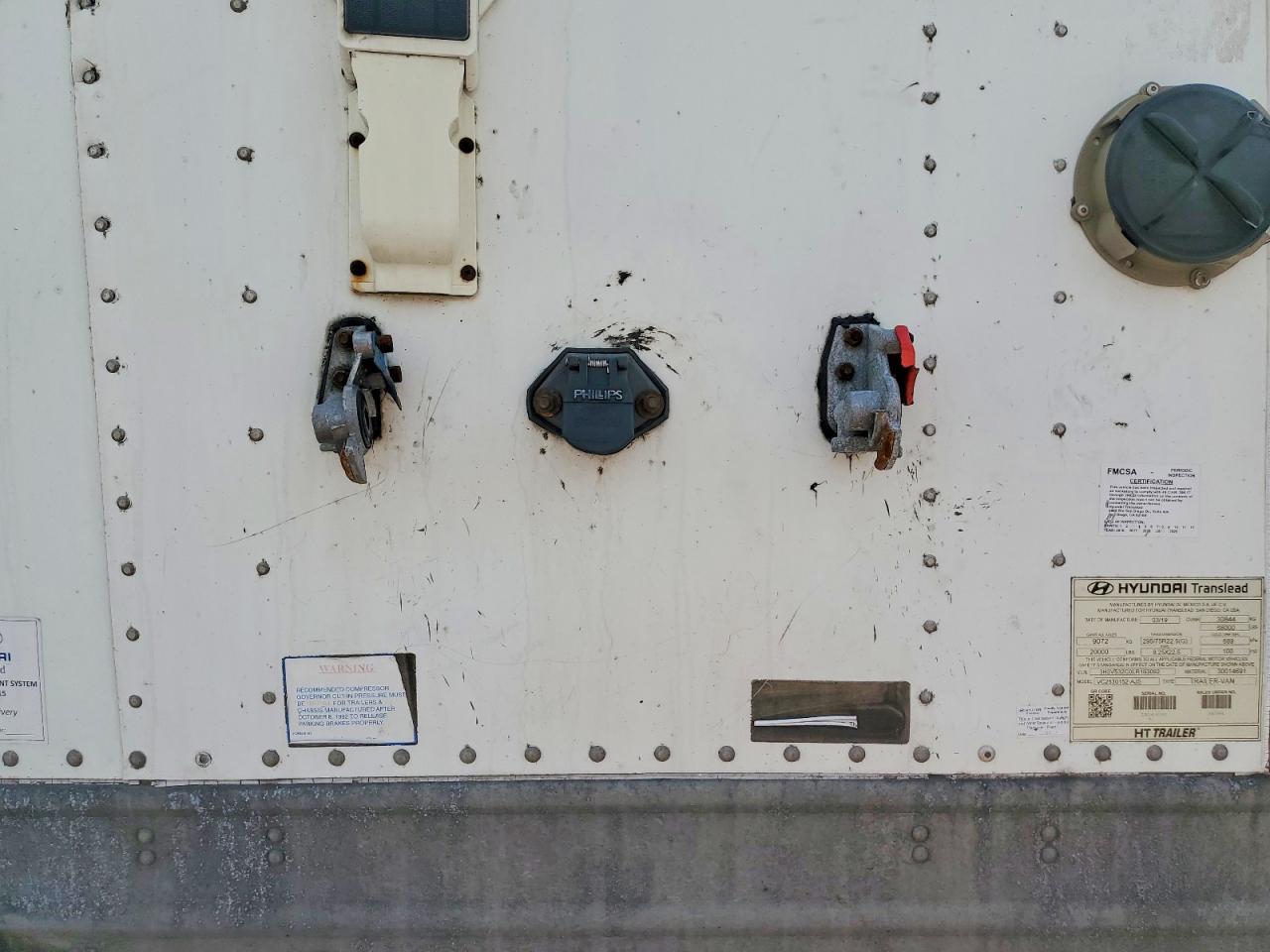 2020 Hyundai Translead Inc 2020 Hyundai Translead VC2530152-AJS DRY Van Trail