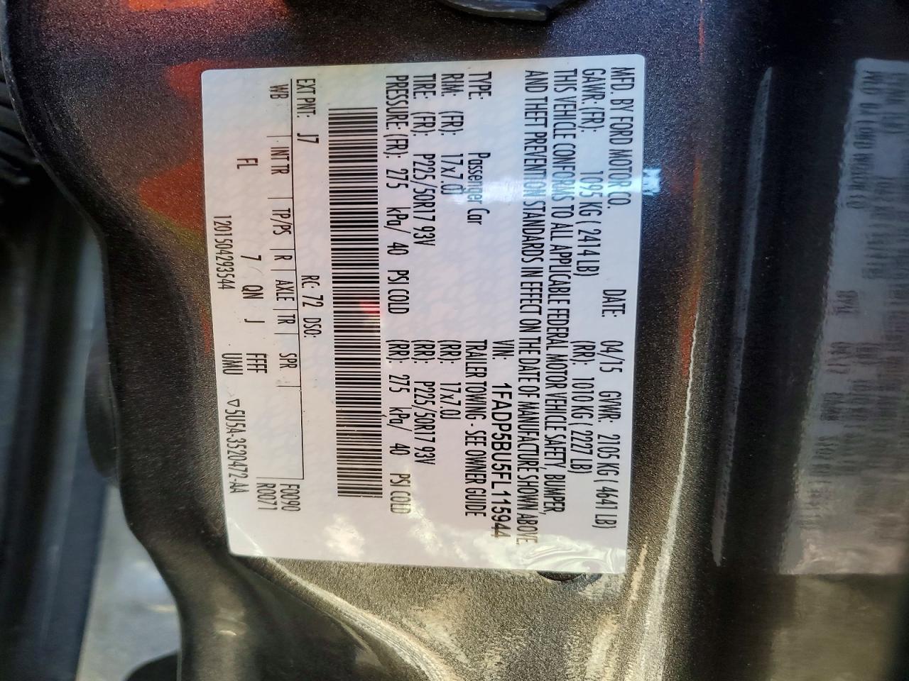 2015 Ford C-max sel