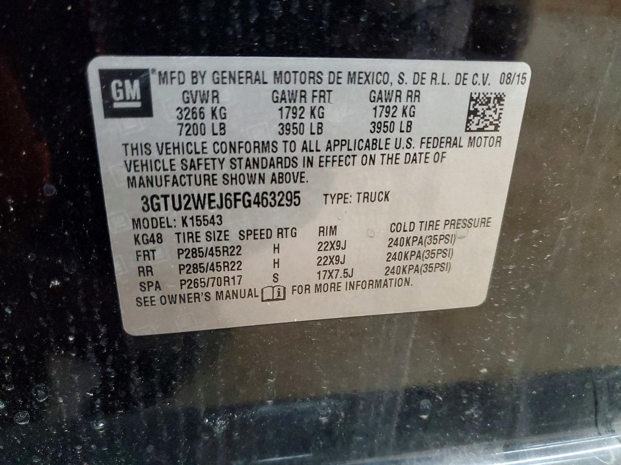 2015 GMC Sierra K1500 Denali