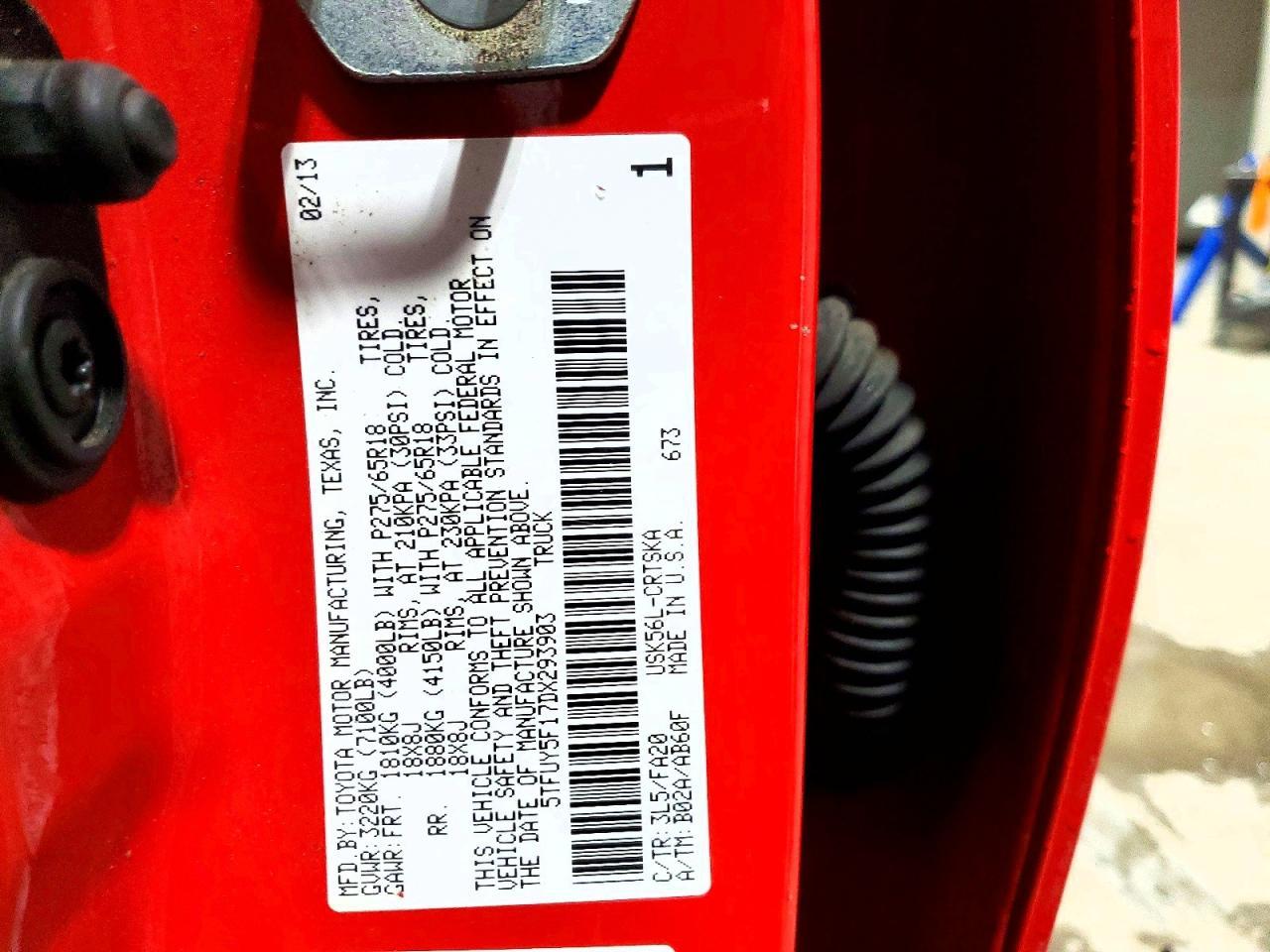 2013 Toyota Tundra Grade