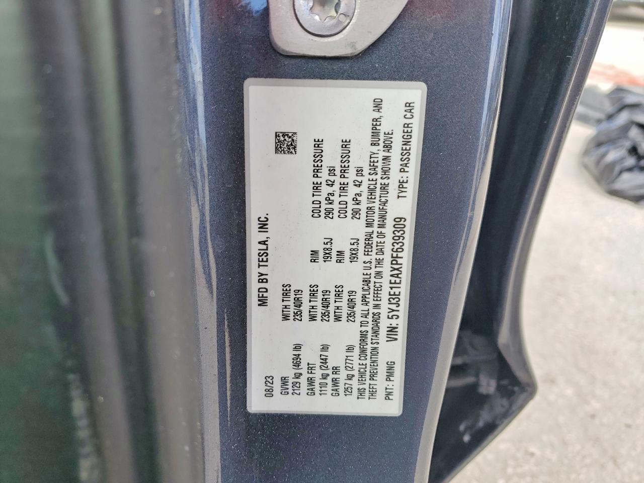 2023 Tesla Model 3