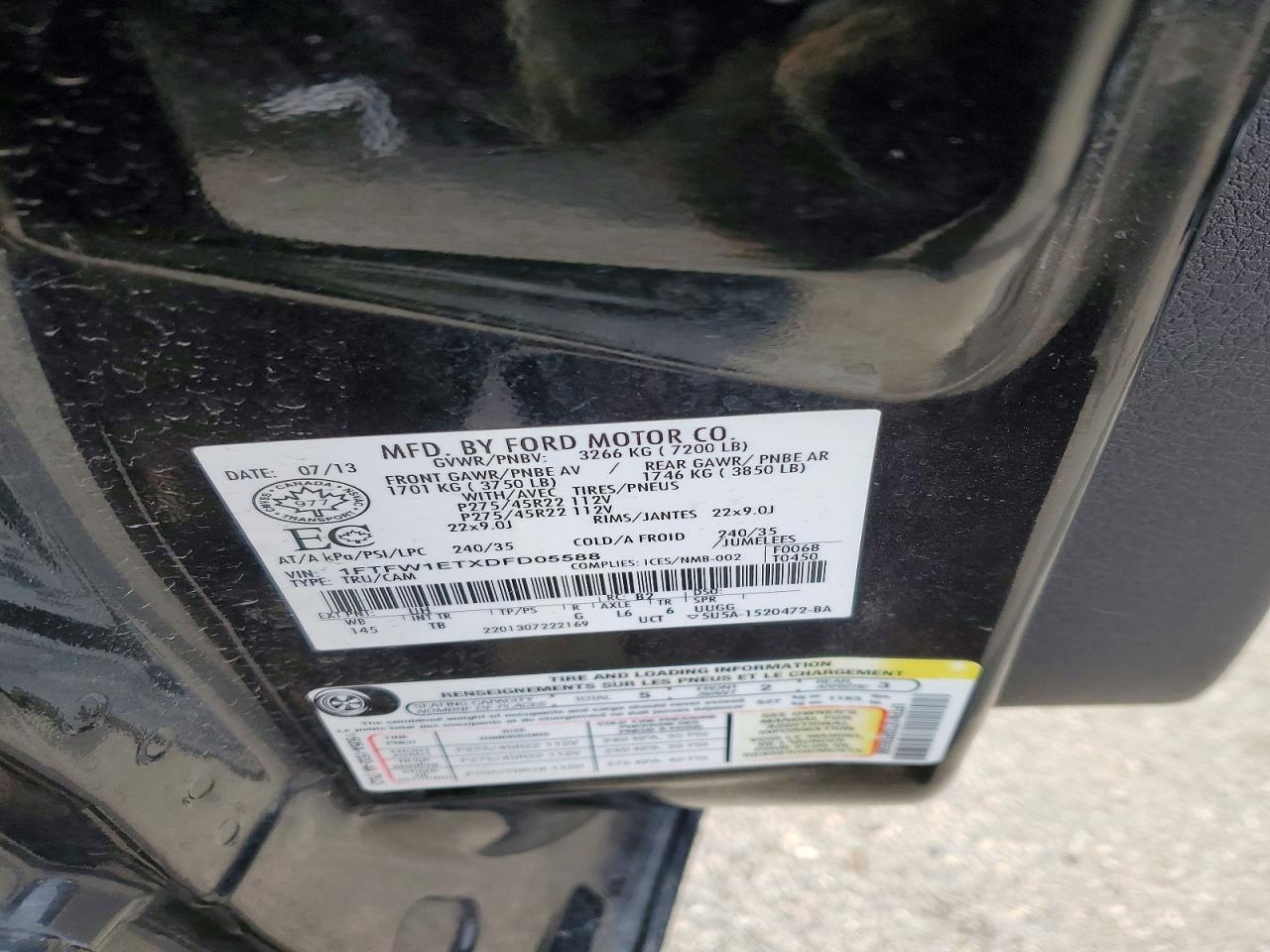 2013 Ford F150 Supercrew