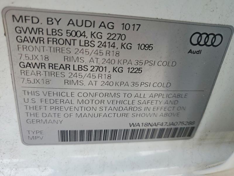 2018 Audi A4 Allroad Premium Plus