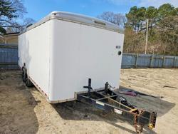 Sure-Trac salvage cars for sale: 2016 Sure-Trac STRCH10220TAPL11-100 Enclosed Cargo Trailer