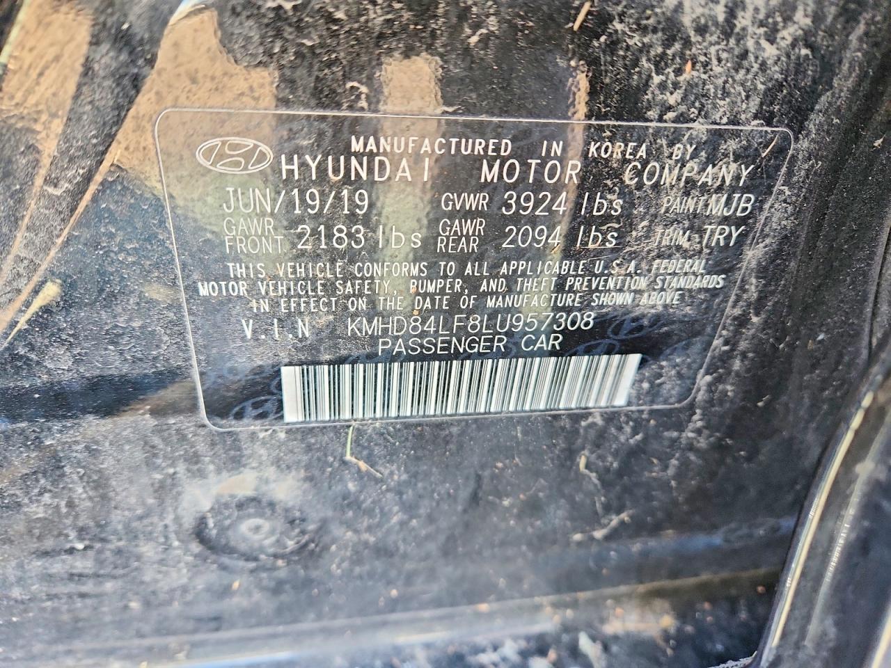 2020 Hyundai Elantra Value Edition