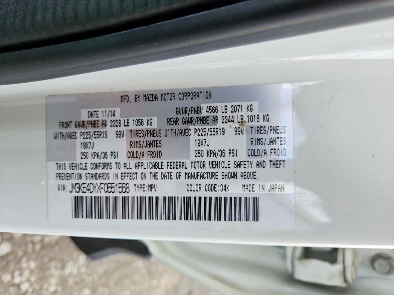 2015 Mazda Cx-5 gt