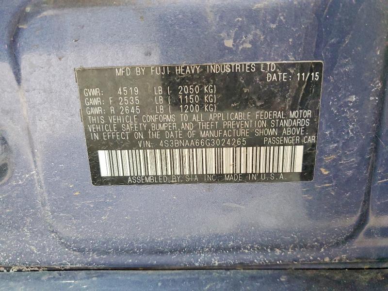 2016 Subaru Legacy 2.5i