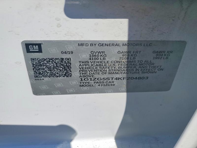 2019 Chevrolet Malibu rs