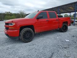 Camiones salvage a la venta en subasta: 2018 Chevrolet Silverado C1500 Custom
