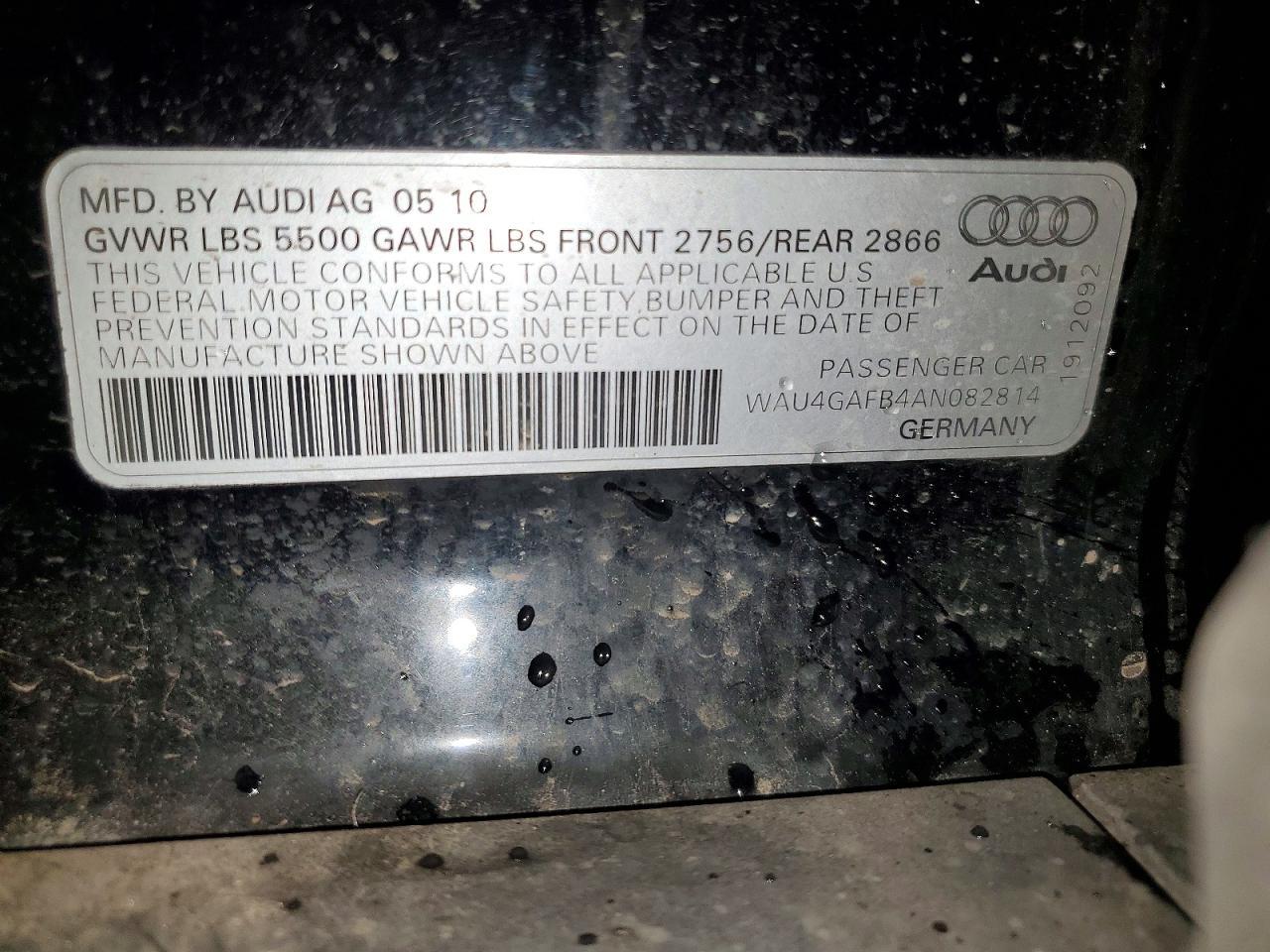 2010 Audi A6 Prestige
