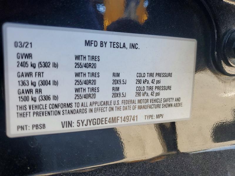 2021 Tesla Model y