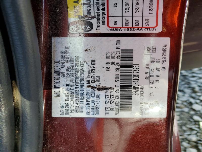 2012 Ford Fusion se