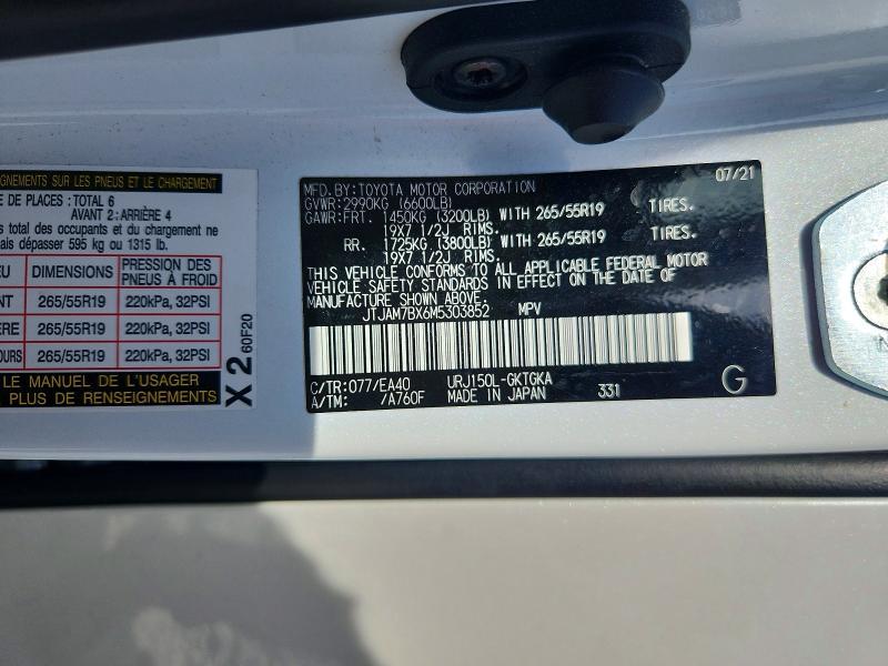 2021 Lexus Gx 460 Base