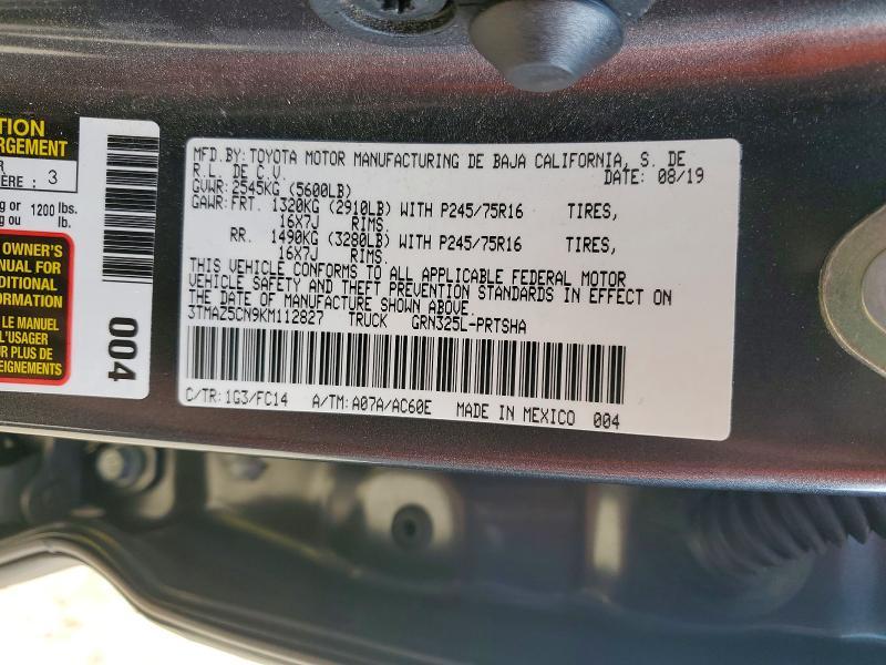 2019 Toyota Tacoma SR5 V6